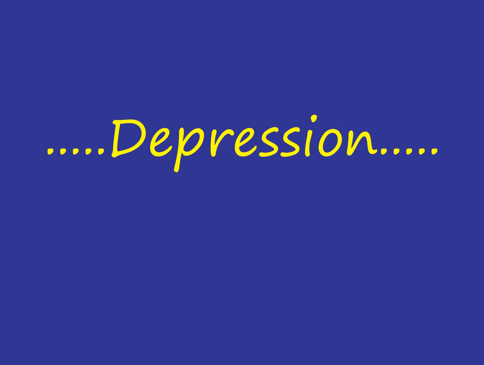 What is Depression’s Purpose?